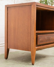 Load image into Gallery viewer, Rattan Vintage Nightstand by Century
