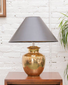 Hammered Brass Table Lamp