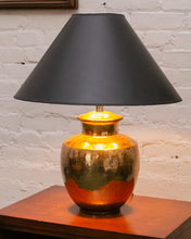 Load image into Gallery viewer, Hammered Brass Table Lamp
