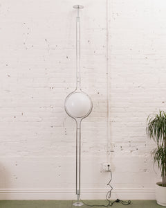 Tension Pole Globe Lamp