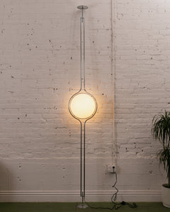 Tension Pole Globe Lamp