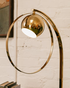 Gold Circle Table Lamp