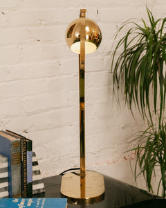 Gold Circle Table Lamp