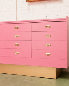 Hot Pink Long Credenza