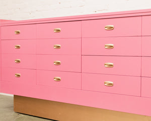 Hot Pink Long Credenza