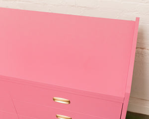 Hot Pink Long Credenza