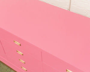 Hot Pink Long Credenza