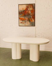 Load image into Gallery viewer, Lizzy White Plaster Dining Table
