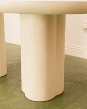 Load image into Gallery viewer, Lizzy White Plaster Dining Table
