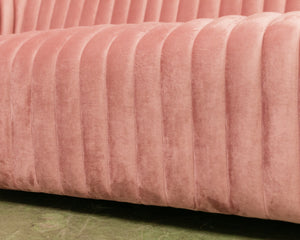 Dahlia Pleated Deco Sofa