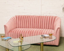 Load image into Gallery viewer, Dahlia Pleated Deco Sofa
