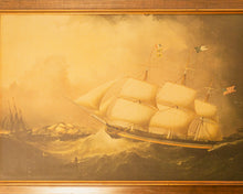 Load image into Gallery viewer, Samuel Walters The Independence No. 181  Anaglypta Painting Print Framed
