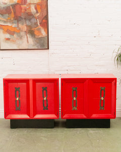 Red Vintage Cabinet