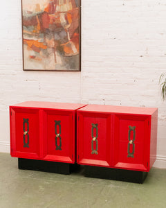 Red Vintage Cabinet