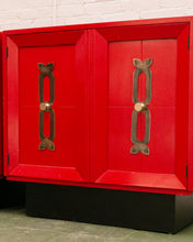 Load image into Gallery viewer, Red Vintage Cabinet
