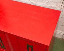 Load image into Gallery viewer, Red Vintage Cabinet
