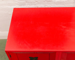 Red Vintage Cabinet