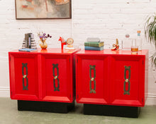 Load image into Gallery viewer, Red Vintage Cabinet
