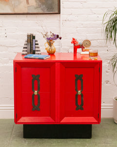 Red Vintage Cabinet