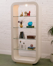 Load image into Gallery viewer, 1970’s Tall Bookshelf Atomic Shelf
