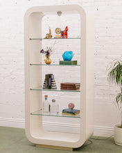 Load image into Gallery viewer, 1970’s Tall Bookshelf Atomic Shelf
