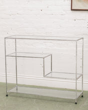 Load image into Gallery viewer, Hammered Metal Etagere Lower Shelf
