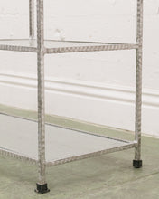 Load image into Gallery viewer, Hammered Metal Etagere Lower Shelf
