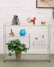 Load image into Gallery viewer, Hammered Metal Etagere Lower Shelf
