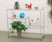 Load image into Gallery viewer, Hammered Metal Etagere Lower Shelf
