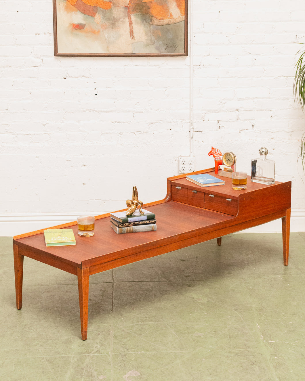 Walnut 2 Tier Coffee Table