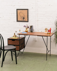 Walnut Floating Desk (As Found)