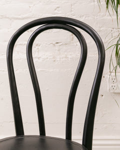 Black Thonet Style Dining Chair