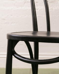 Black Thonet Style Dining Chair