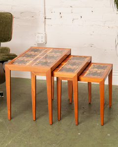 Danish Tile Nesting Tables