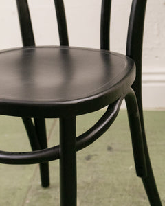 Black Thonet Style Dining Chair