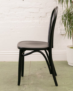 Black Thonet Style Dining Chair