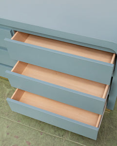 Blue Post Modern Dresser