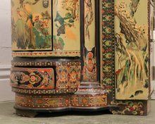 Load image into Gallery viewer, Antique Chinese Hand Painted Cabinet
