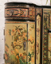 Load image into Gallery viewer, Antique Chinese Hand Painted Cabinet
