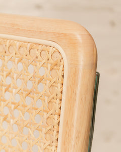 Modern Blonde Cantilever Counter Stool