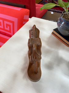 Vintage “Rocinante” Hand Carved Wooden Sculpture