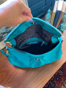 Turquoise Juicy Couture Cross Body Purse