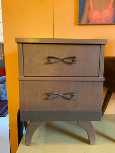 Vintage Lightwood Single Nightstand