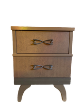 Load image into Gallery viewer, Vintage Lightwood Single Nightstand
