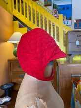 Load image into Gallery viewer, Small Red Quilted Hat
