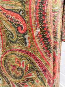 Paisley Wrap Dress - As Found (M)