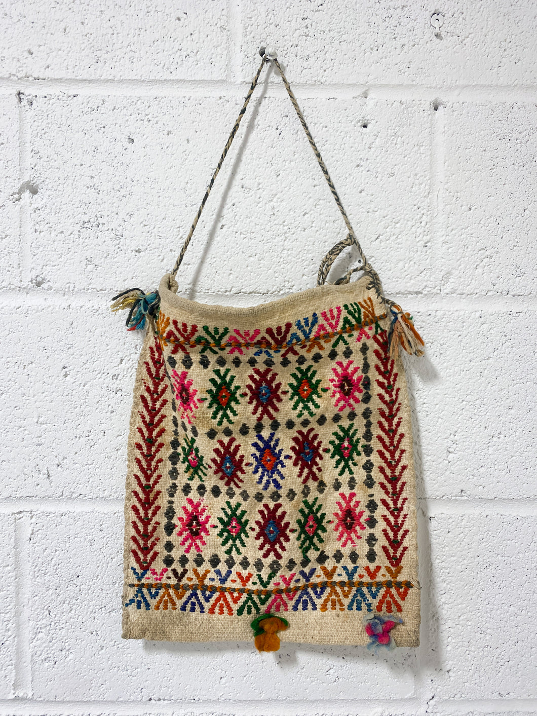 Vintage Woven Bag - As Found