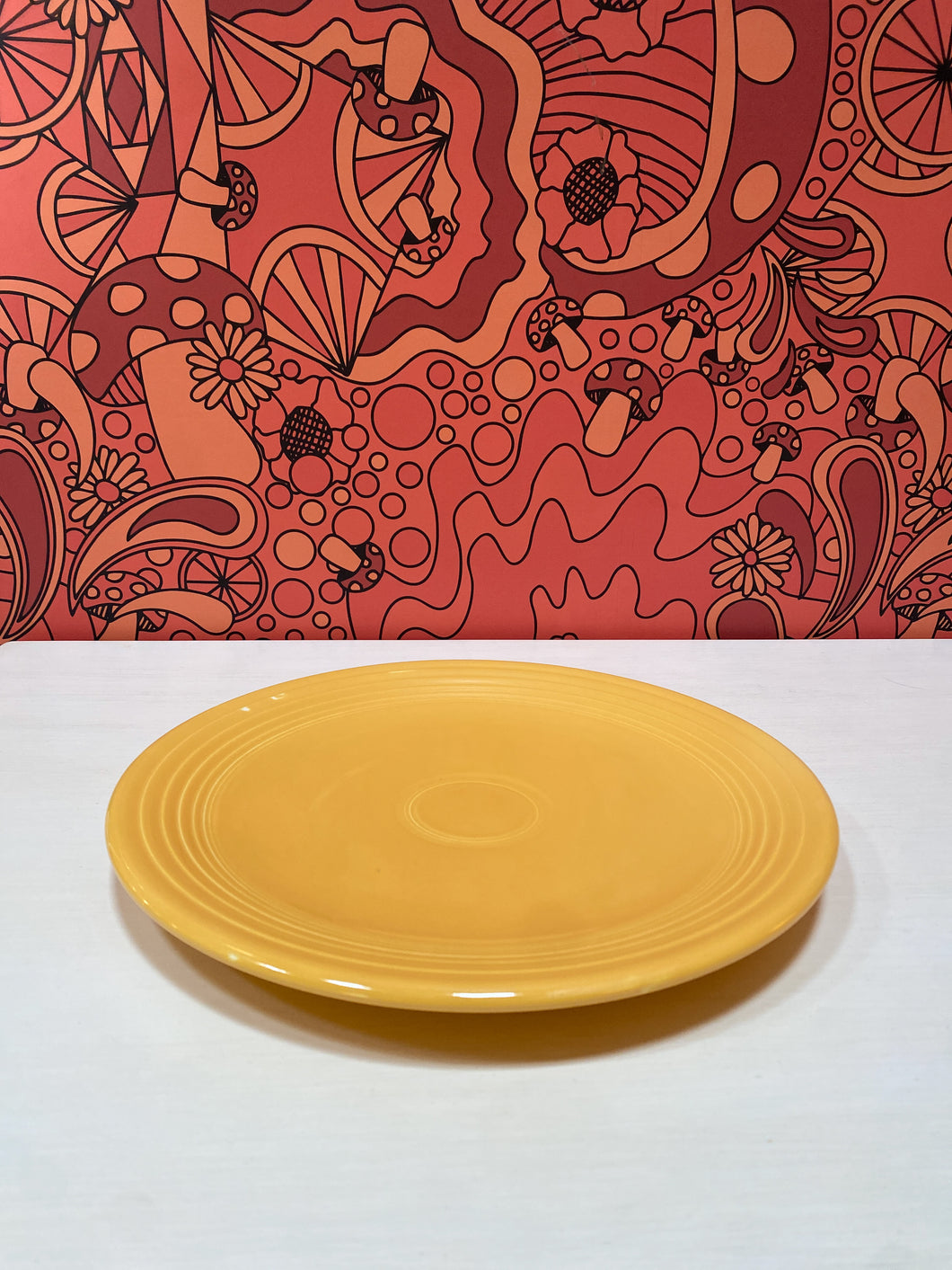 Vintage Large Fiesta Yellow Plate