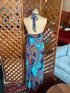 Paisley Halter Dress