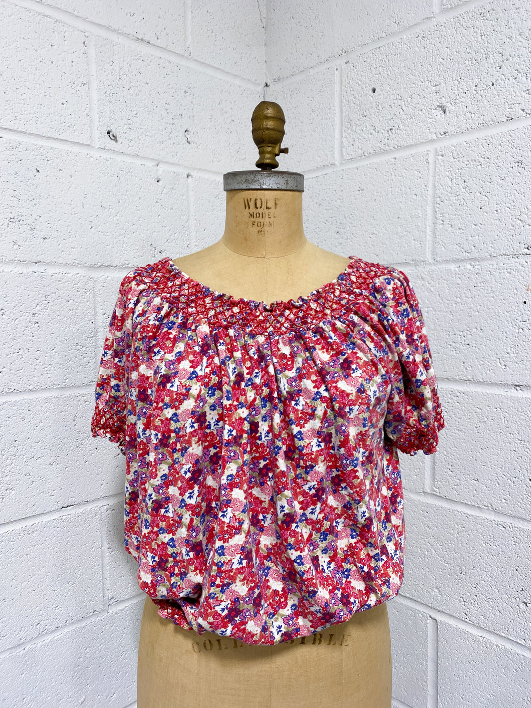 Summer Floral Blouse (L)